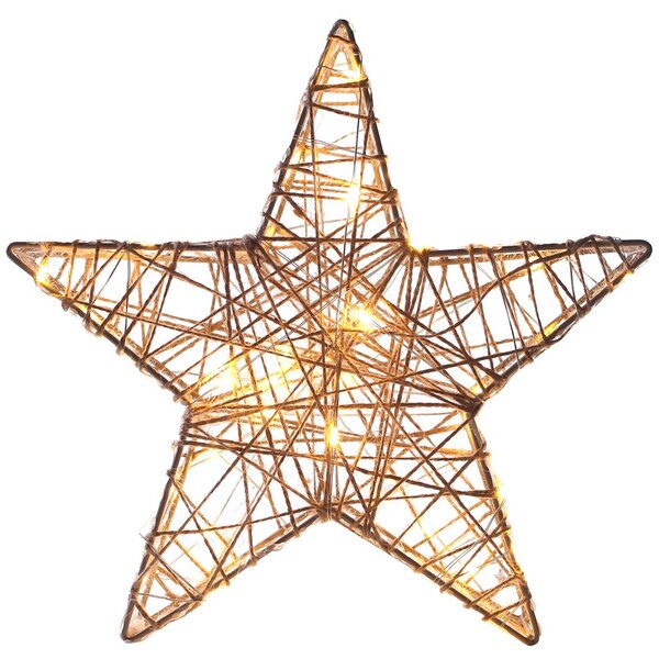 DecoKing LED světelná dekorace PREMIUM, vánoční hvězda - 40LED