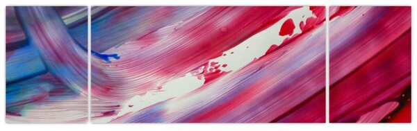 Obraz - růžovomodré barvy (170x50 cm)