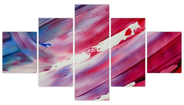 Obraz - růžovomodré barvy (125x70 cm)
