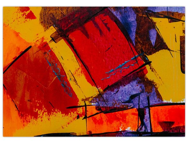 Obraz abstrakce (70x50 cm)