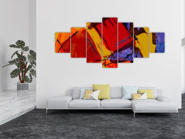 Obraz abstrakce (210x100 cm)