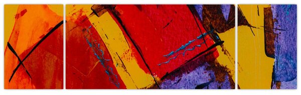 Obraz abstrakce (170x50 cm)