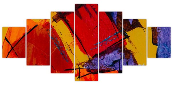 Obraz abstrakce (210x100 cm)
