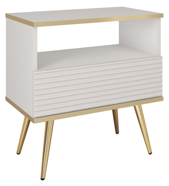 Noční stolek ORO S54 MDF Barva: černá/ černé nohy