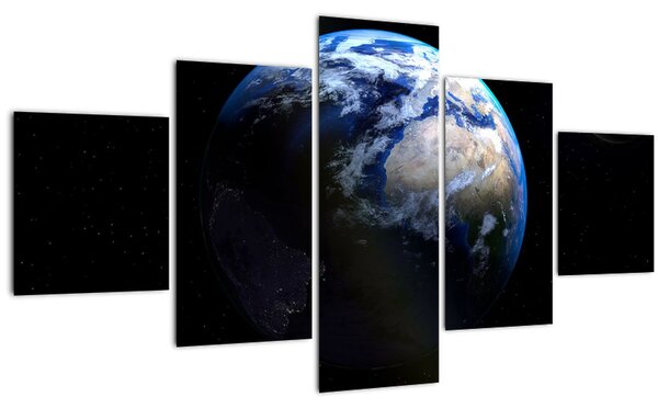 Obraz planety Země (125x70 cm)
