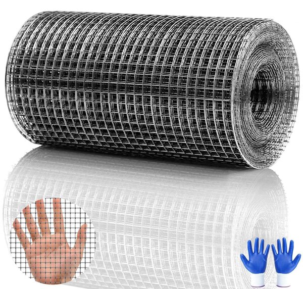 Žíňovaný drátěný plot pro venkovní použití, rozměry 20 cm x 6,5 m