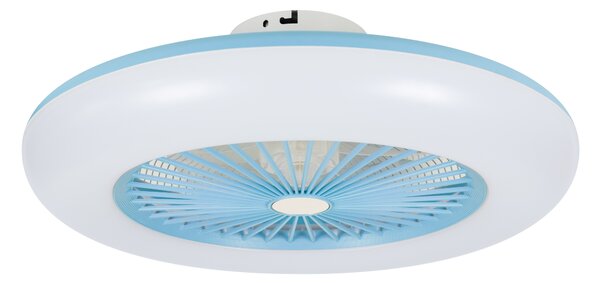 Noaton 11055A Callisto, modrá, stropní ventilátor se světlem (Zánovní)