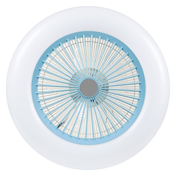 Noaton 11055A Callisto, modrá, stropní ventilátor se světlem (Zánovní)