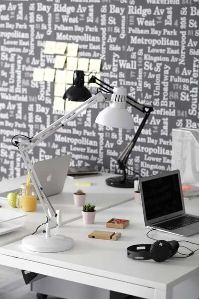Stolní lampa Alba Architect - bílá