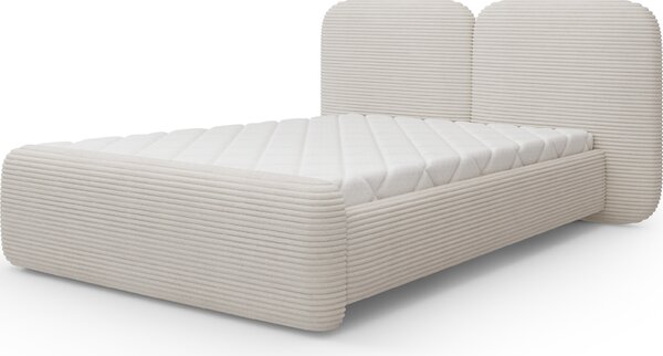 Eltap Čalouněná postel Ollival s úložným prostorem Materiál a barva potahu: Paolli 01 - bílá, Rozměr: 140x200