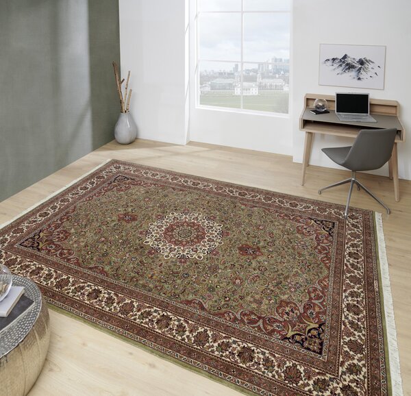 ORIENTÁLNÍ KOBEREC, 120/180 cm světle zelená Cazaris - Orientální koberce