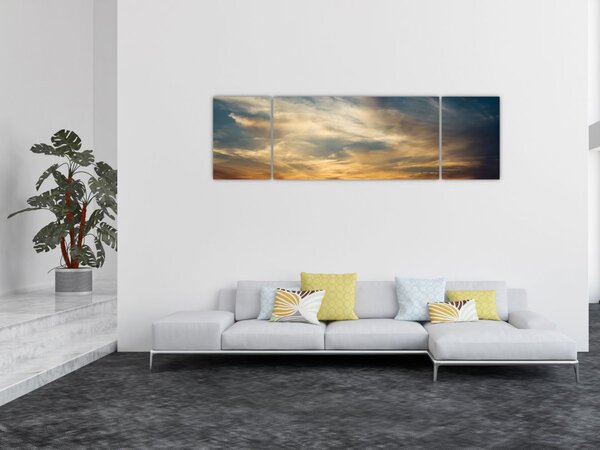 Obraz západu slunce (170x50 cm)