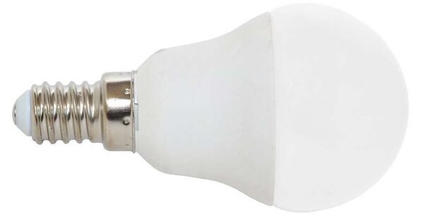 LED žárovka mini globe E14, 7 W, 2700 K, 530 lm