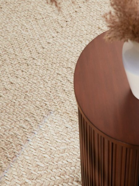 Koberec Elle Decoration Majoli Herringbone naturální / bílý