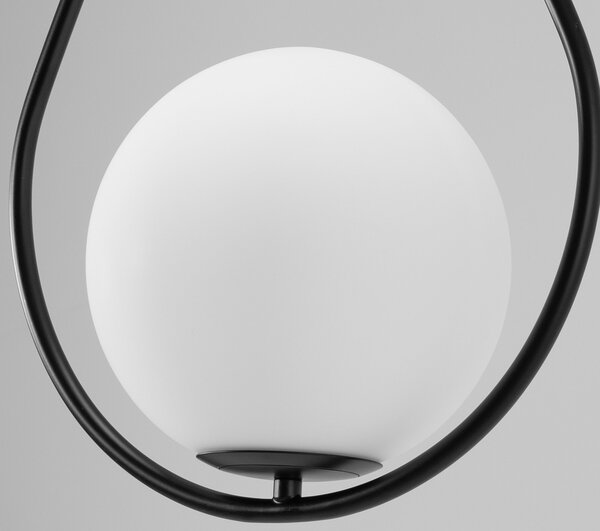 Toolight - Závěsné svítidlo 1xE27 60W APP938-1CP, černá, OSW-03208