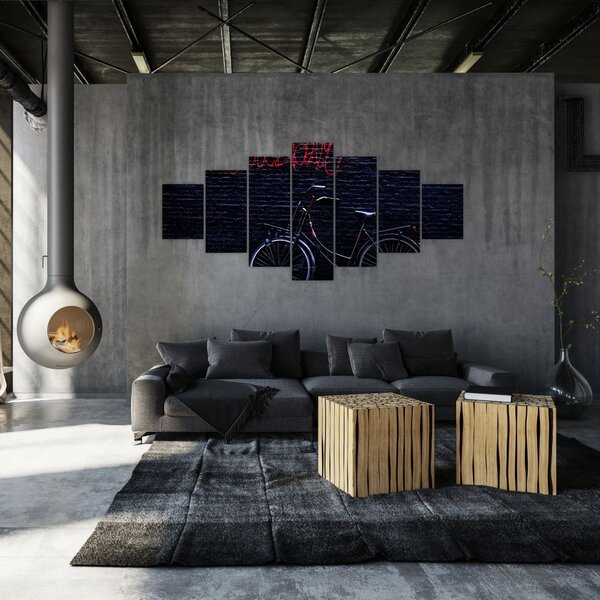 Obraz kola v Amsterdamu (210x100 cm)