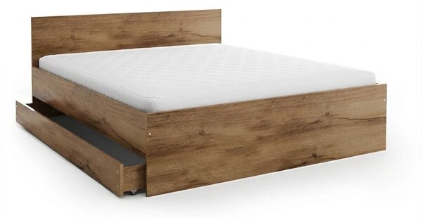 Postel ELISA 140 x 200 cm, dub artisan