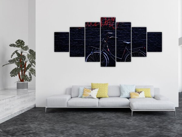 Obraz kola v Amsterdamu (210x100 cm)