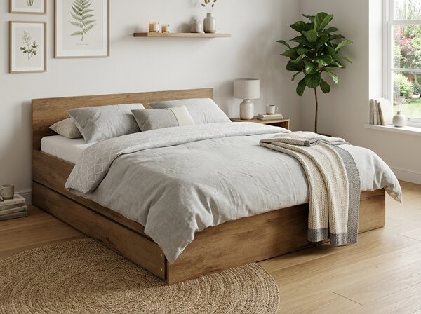 Postel ELISA 140 x 200 cm, dub artisan