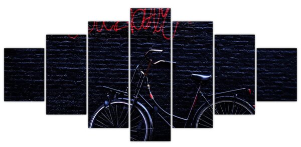 Obraz kola v Amsterdamu (210x100 cm)