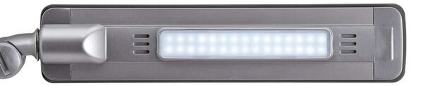 Stolní LED lampa MAULpure - stmívatelná, stříbrná