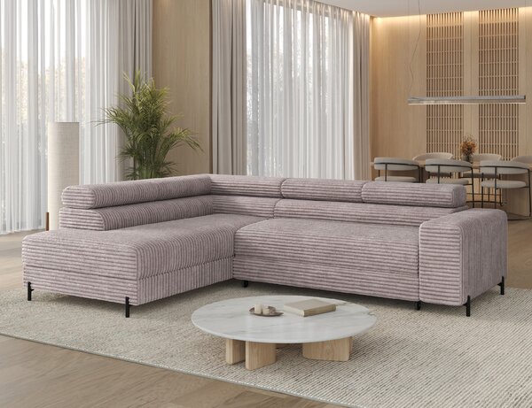 Eltap Rohová sedací souprava Colesio Materiál a barva potahu: Modullo 01 - bílá, Orientace: levá