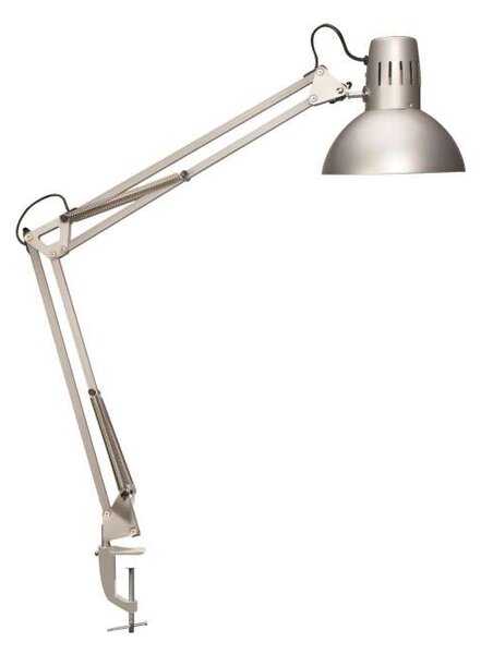 Stolní lampa MAULstudy - k upevnění na stůl, stříbrná