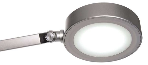 Stolní LED lampa MAULgrace - stmívatelná, stříbrná