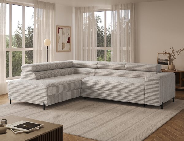 Eltap Rohová sedací souprava Colesio Materiál a barva potahu: Modullo 01 - bílá, Orientace: levá