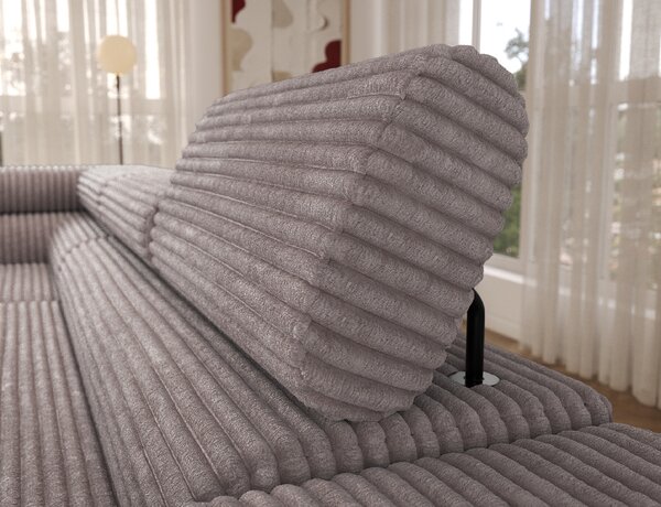 Eltap Rohová sedací souprava Colesio Materiál a barva potahu: Modullo 01 - bílá, Orientace: levá