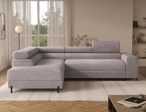 Eltap Rohová sedací souprava Colesio Materiál a barva potahu: Modullo 01 - bílá, Orientace: levá