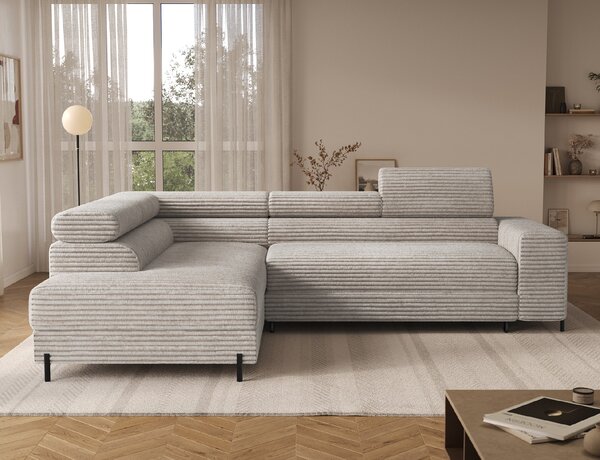 Eltap Rohová sedací souprava Colesio Materiál a barva potahu: Modullo 01 - bílá, Orientace: levá