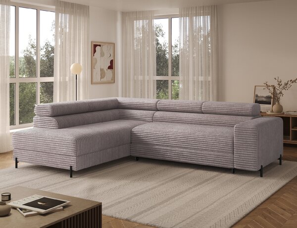 Eltap Rohová sedací souprava Colesio Materiál a barva potahu: Modullo 01 - bílá, Orientace: levá