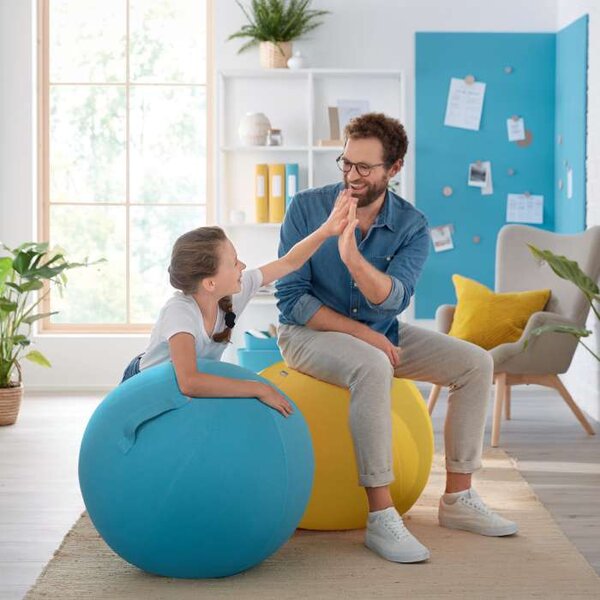 Sedací míč Leitz ERGO Cosy - klidná modrá
