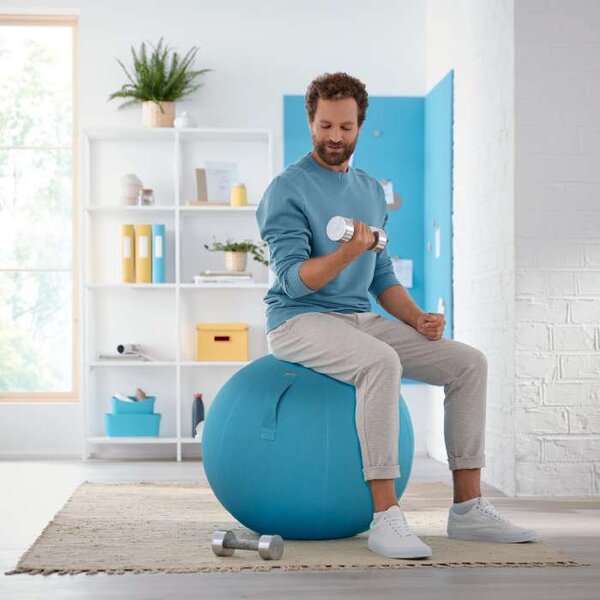 Sedací míč Leitz ERGO Cosy - klidná modrá