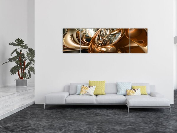 Obraz abstrakce (170x50 cm)