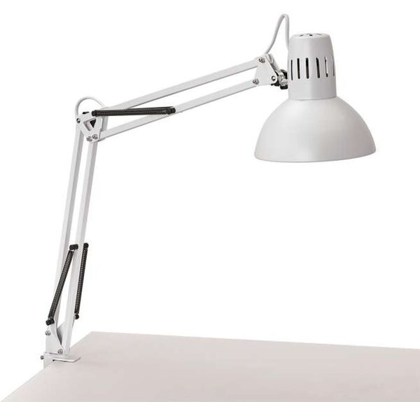 Stolní lampa MAULstudy - k upevnění na stůl, bílá
