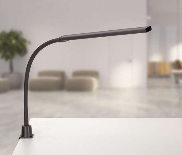 Stolní LED lampa MAULpirro - k upevnění na stůl, černá