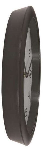 Nástěnné hodiny Hornew - plastové, 30 cm, černé