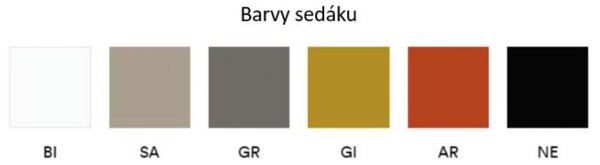 Barová židle Babila 2748 - vysoká, s područkami, šedá