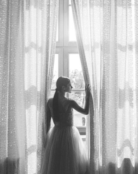 Umělecká fotografie Gorgeous bride, CoffeeAndMilk, (30 x 40 cm)