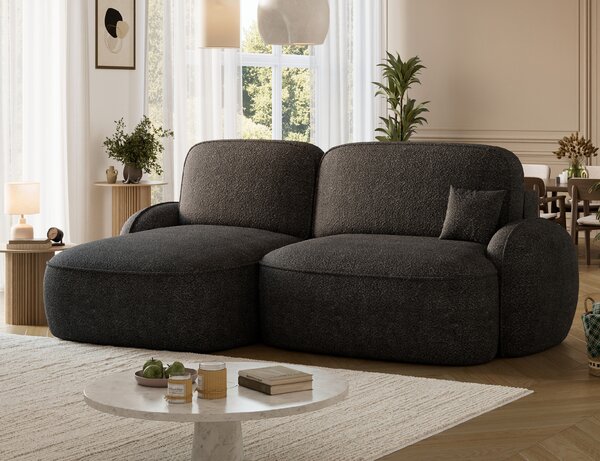 Eltap Rohová sedací souprava Tesalia Materiál a barva potahu: Modullo 20 - světle hnědá, Orientace: levá