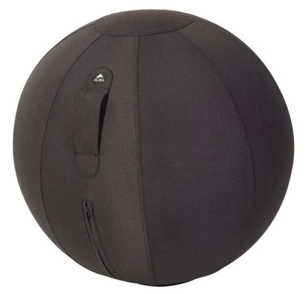 Sedací ergonomický míč Alba - černý, 65 cm