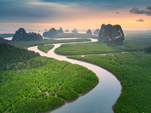 Fotografie Beautiful landscape Phangnga bay, unseen view, Jackyenjoyphotography, (40 x 30 cm)