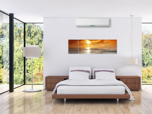 Obraz západ slunce na Korsice (170x50 cm)