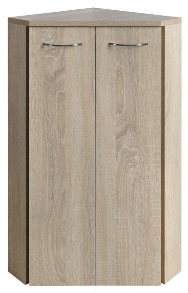 Aqualine, ZOJA/KERAMIA FRESH rohová skříňka 35x78x35cm, dub platin, 50323