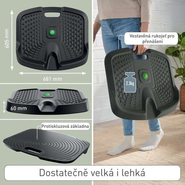 Protiúnavová podložka Leitz Ergo - pro práci vestoje, 60,5 x 68,1 x