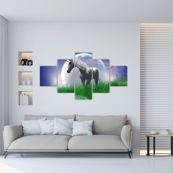 Obraz jednorožce (125x70 cm)