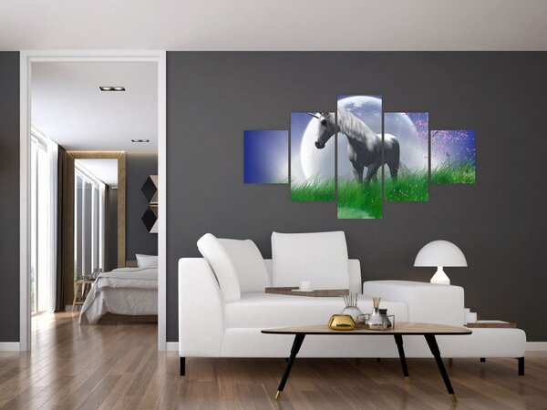 Obraz jednorožce (125x70 cm)