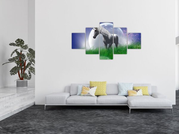 Obraz jednorožce (125x70 cm)